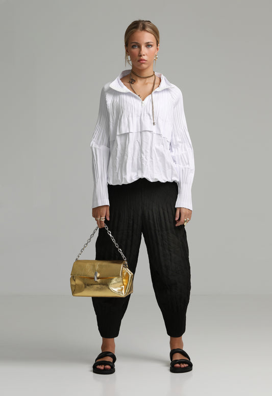 Padded Cropped Trousers