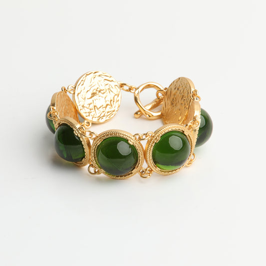 Grace Opulent Bracelet - Green
