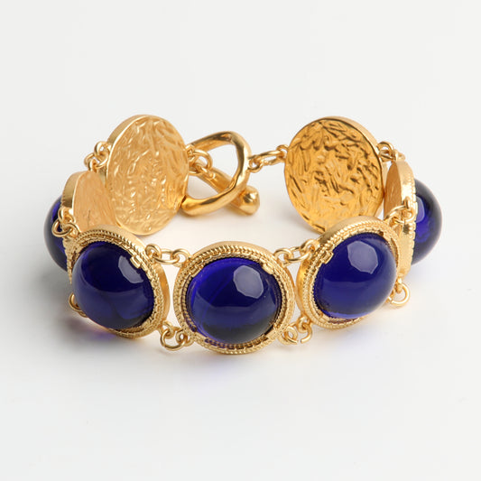 Grace Opulent Bracelet - Blue